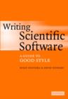 Writing Scientific Software : A Guide to Good Style - Book