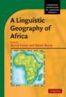 A Linguistic Geography of Africa - Book