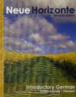 Neue Horizonte: A First Course in German Language and Culture : Student Text with In-text Audio CD-ROM - Book