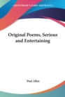Original Poems, Serious And Entertaining - Book