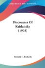 DISCOURSES OF KEIDANSKY  1903 - Book