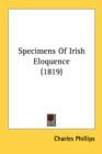 Specimens Of Irish Eloquence (1819) - Book