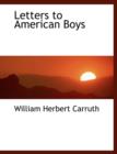 Letters to American Boys - Book