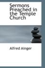 Sermons Preached in the Temple Church - Book
