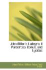 John Milton's L'Allegro, Il Penseroso, Comus, and Lycidas - Book