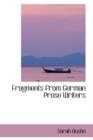 Fragments from German Prose Writers - Book