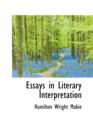 Essays in Literary Interpretation - Book