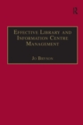 Effective Library and Information Centre Management - Book