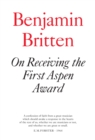 On Receiving the First Aspen Award - Book