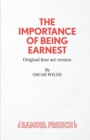 The Importance of Being Earnest : 4-act Version - Book