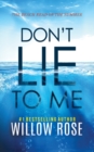 Don't Lie to Me - Book
