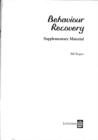 Behaviour Recovery Supplementary : Material - Book
