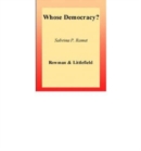 Whose Democracy? : Nationalism, Religion, and the Doctrine of Collective Rights in Post-1989 Eastern Europe - Book