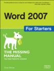 Word 2007 for Starters - Book