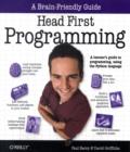Head First Programming - Book