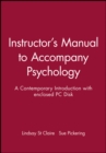 Instructor's Manual to Accompany Psychology : A Contemporary Introduction with enclosed PC Disk - Book