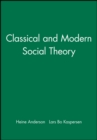 Classical and Modern Social Theory - Book