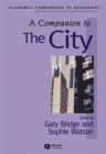 A Companion to the City - Book
