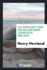 An Apology for the Established Church in Ireland - Book