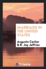 Marriage in the United States - Book