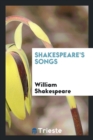 Shakespeare's Songs - Book