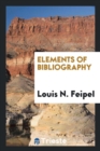 Elements of Bibliography - Book
