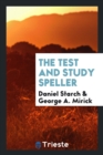 The Test and Study Speller - Book