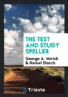 The Test and Study Speller - Book
