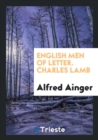 English Men of Letter. Charles Lamb - Book
