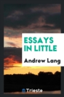 Essays in Little - Book