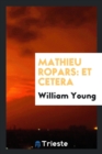 Mathieu Ropars : Et Cetera - Book