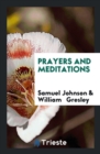Prayers and Meditations - Book