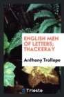 English Men of Letters. Thackeray - Book