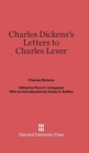 Charles Dickens's Letters to Charles Lever - Book
