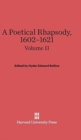 A Poetical Rhapsody, 1602-1621, Volume II - Book