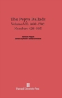 The Pepys Ballads, Volume 7: 1693-1702 : Numbers 428-505 - Book
