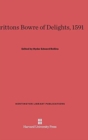 Brittons Bowre of Delights, 1591 - Book