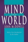 Mind and World : With a New Introduction by the Author - Book