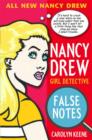 Nancy Drew:  False Notes - Book