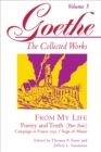 Goethe, Volume 5 : From My Life: Campaign in France 1792-Siege of Mainz - Book