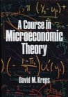 A Course in Microeconomic Theory - Book