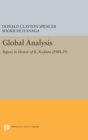 Global Analysis : Papers in Honor of K. Kodaira (PMS-29) - Book
