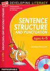 Sentence Structure and Punctuation - Ages 4-5 : 100% New Developing Literacy Foundation Year - Book