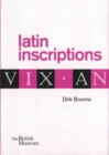 Latin Inscriptions - Book