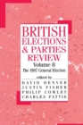 British Elections and Parties Review : The General Election of 1997 - Book