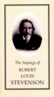 The Sayings of Robert Louis Stevenson - Book