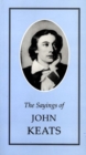 The Sayings of Keats - Book