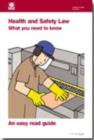 Health and safety law : what you need to know, an easy read guide (pack of 5) - Book