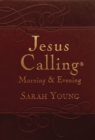 Jesus Calling Morning and Evening, Brown Leathersoft Hardcover, with Scripture References - Book