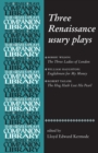 Three Renaissance Usury Plays : The Three Ladies of London, Englishmen for My Money, the Hog Hath Lost His Pearl - Book